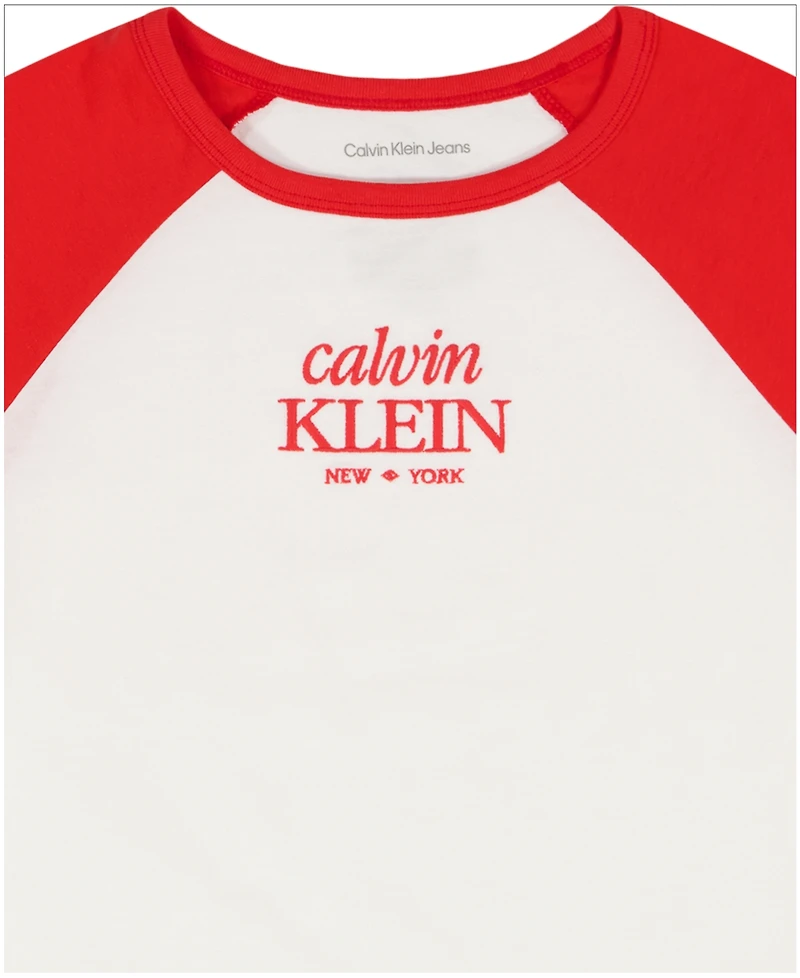Calvin Klein Girls' 7-16 Short-Sleeve T-Shirt