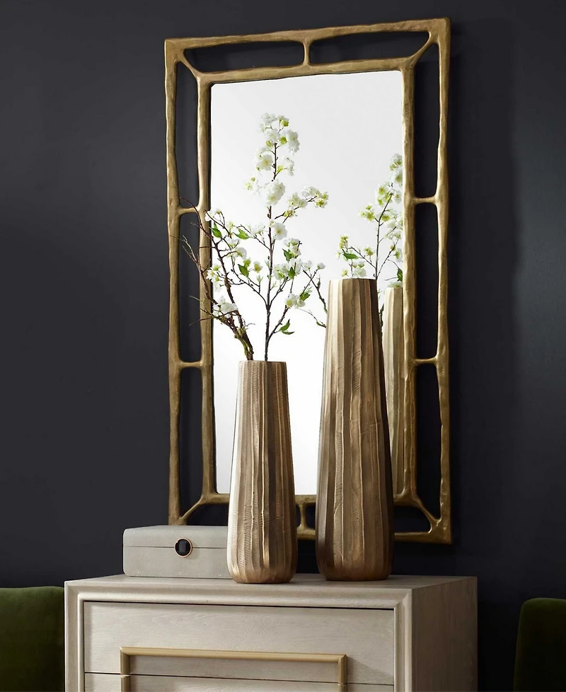 Uttermost Vertiforge Vases, Set of 2