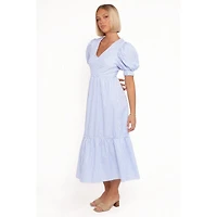 Petal and Pup Women's Steele Puff Sleeve Midi Dress