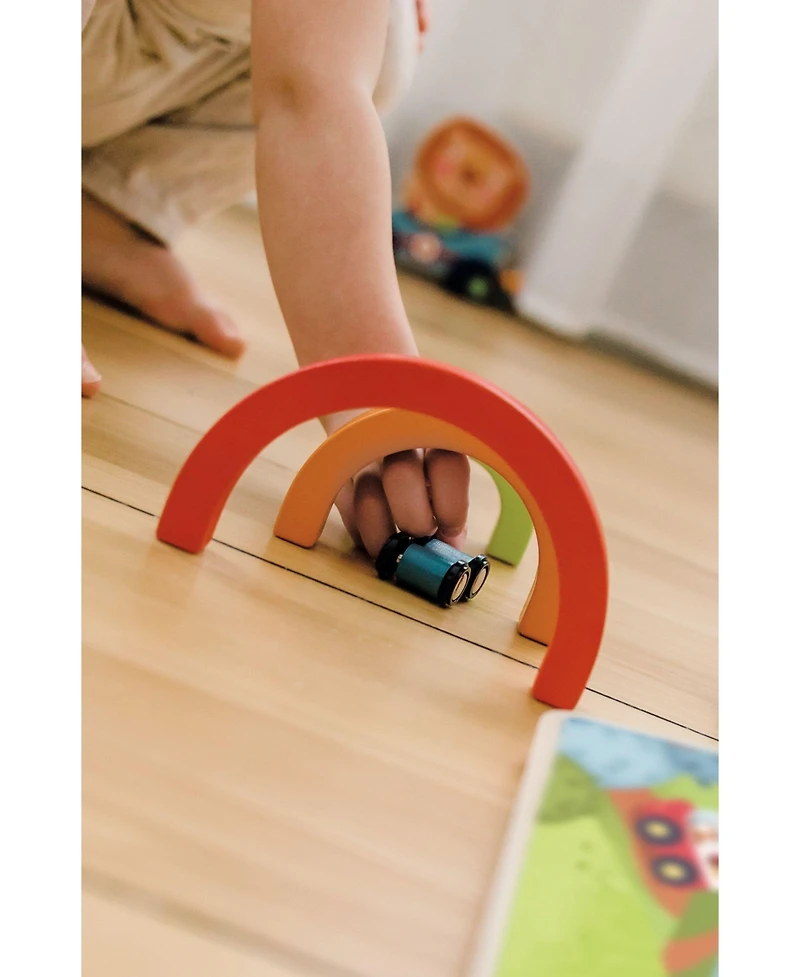 Bababoo and friends Drive Through the Rainbow Puzzle Game