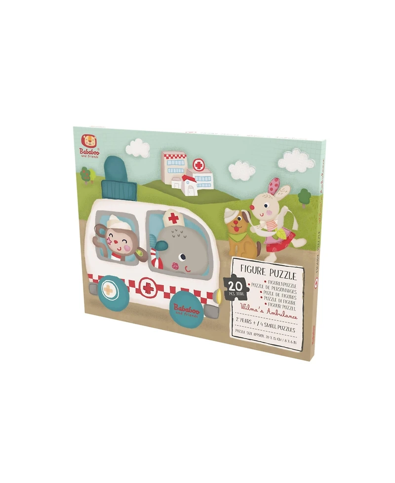 Bababoo and friends Wilma Whale Ambulance Figure Puzzle