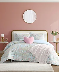 Betsey Johnson Patchwork Floral Microfiber -Pc. Comforter Set