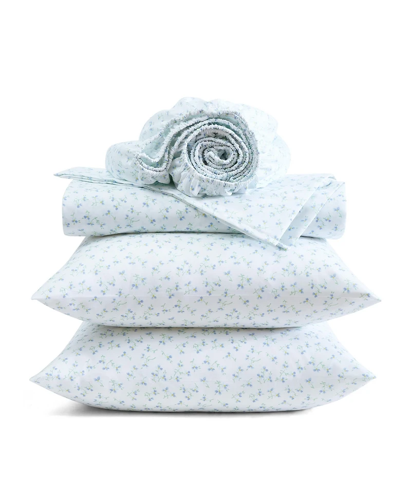 Betsey Johnson Ballet Floral Printed Microfiber -Pc. Sheet Set