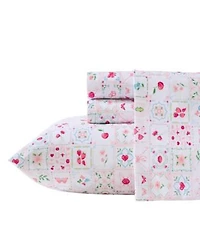 Betsey Johnson Pretty Tiles Microfiber Sheet Set