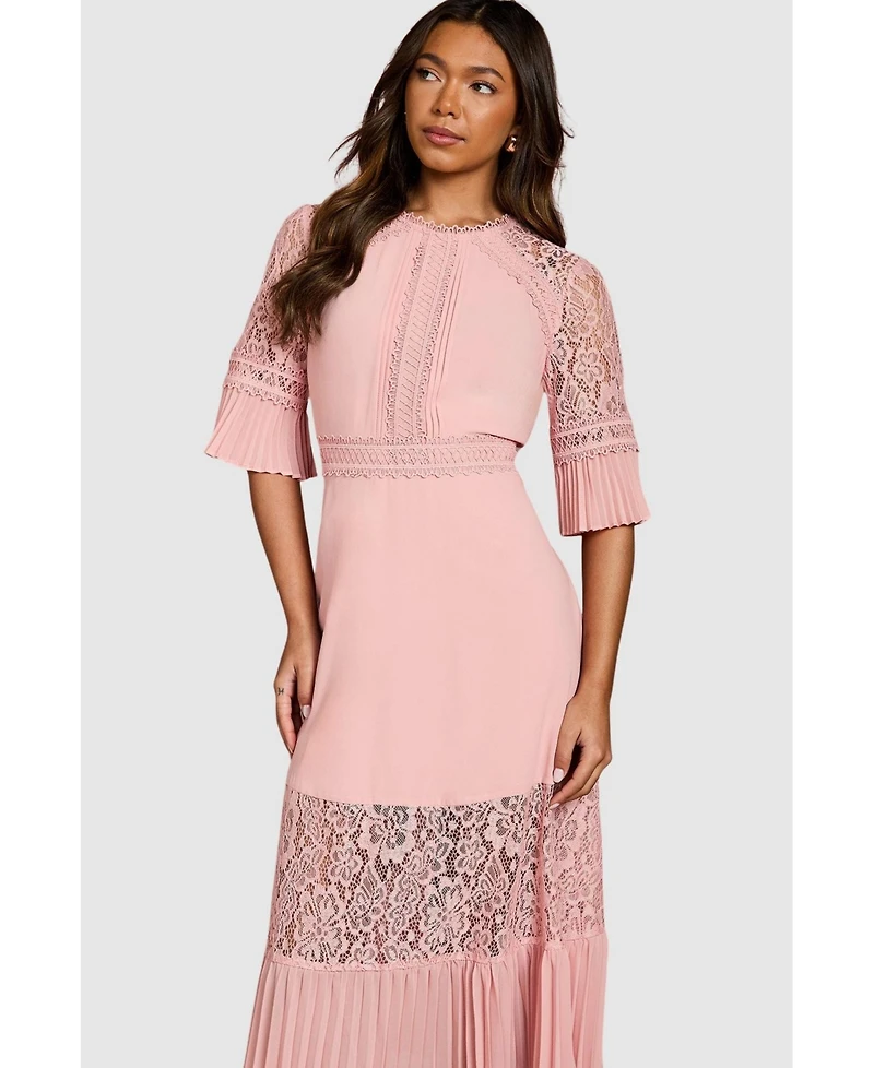 Coast Women's Lace Insert Midi Dress