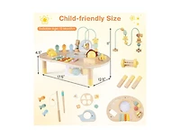 Slickblue Toddler 7-in-1 Activity Table Montessori Sensory Play