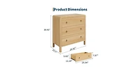 gaomon 3 Drawer Dresser for Bedroom, Chest of Drawers, Closet Dresser Storage Cabinet Organizer