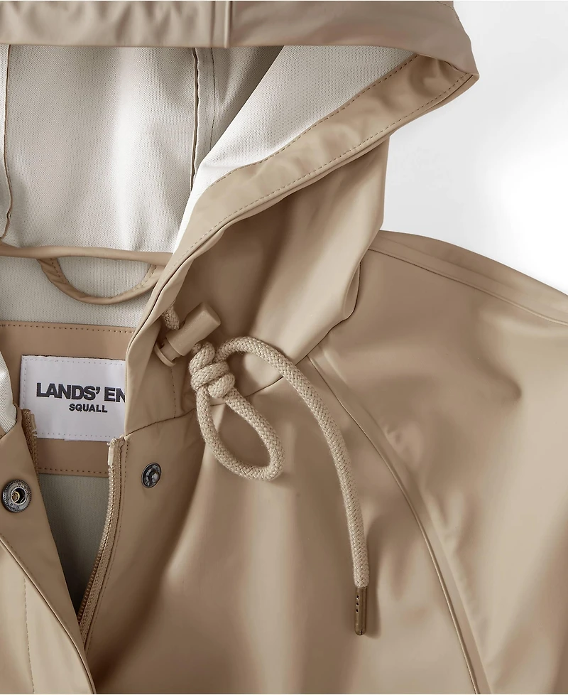 Lands' End Women's Squall A-line Slicker Raincoat