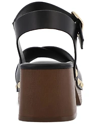 Mia Women's Finna Square-Toe Platform Dress Sandals