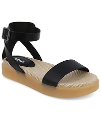 Mia Women's Ellen Ankle-Strap Flatform Casual Sandals