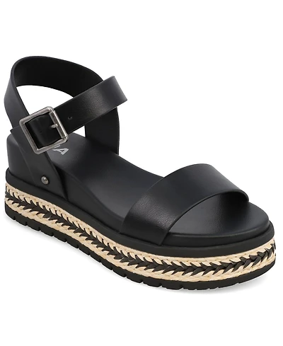 Mia Women's Kiera Espadrille Platform Casual Sandals