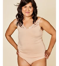 Meadow Women's Luna Lace Cotton Cami 2PK