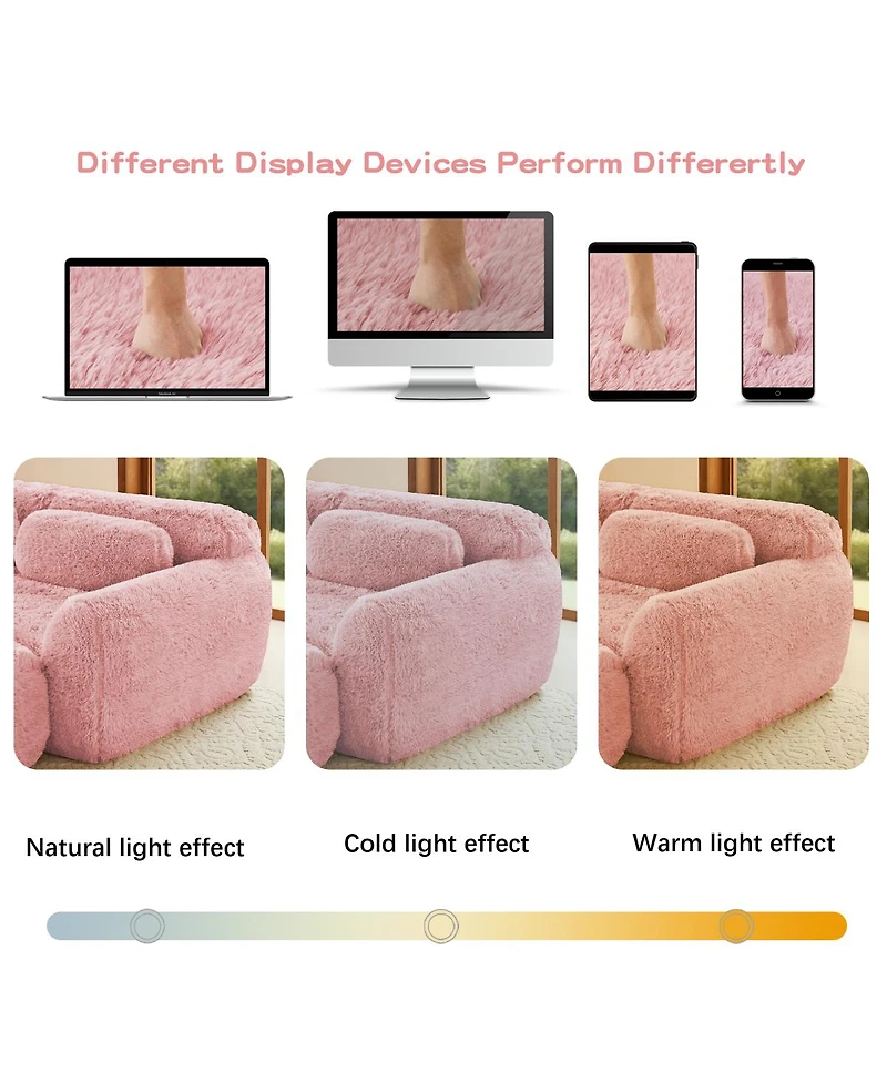 Streamdale Furniture L-shaped Plush Fabric Modular Sectional Sofa, 32D Sponge, Free Combination