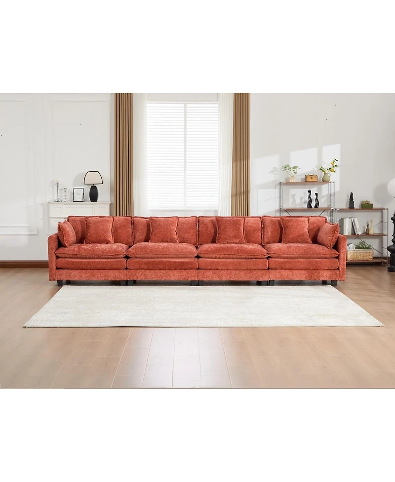Streamdale Furniture Cloud Couch: Skin-friendly Chenille, Cloud-like Comfort, Modular Design