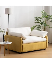 Streamdale Furniture Oversized Chenille Sofa Chair, Wide Seat Accent Chair, Modern Upholstered Armchair