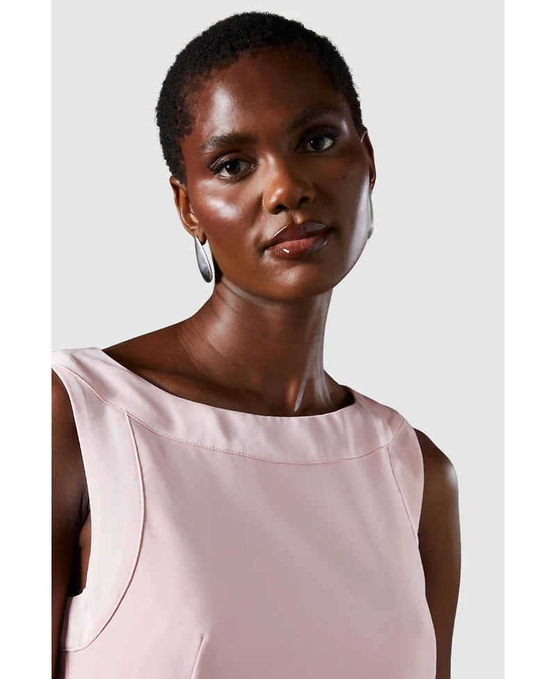 Coast Women's Bow Detail Round Neck Midaxi Dress