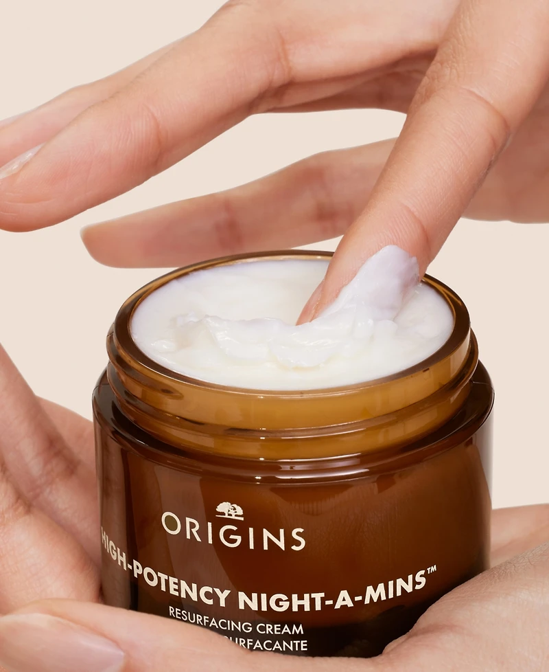 Origins High-Potency Night-a-Mins Resurfacing Cream with Fruit-Derived AHAs, 1.7 oz.