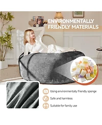 Streamdale Furniture 6FT Memory Foam Bean Bag Chair for Adults & Teens - Soft Round Sofa