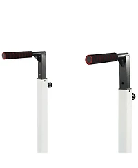 BalanceFrom Dip Stand, Home Gym Exercise Equipment Steel Bar, 500 Pound Capacity, White