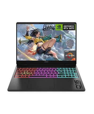 Hp Omen Max 16" Traditional Laptop Amd Ryzen Ai 7 32GB Ram Nvidia GeForce Rtx 5070 1TB Ssd Storage Windows 11 Home 240Hz