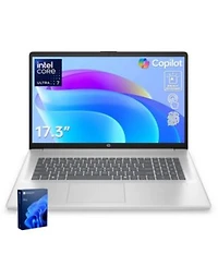 Hp Essential 17.3 Traditional Laptop Intel Core Ultra 7 64gb Ram Intel Graphics Windows 11 Pro 60hz Silver