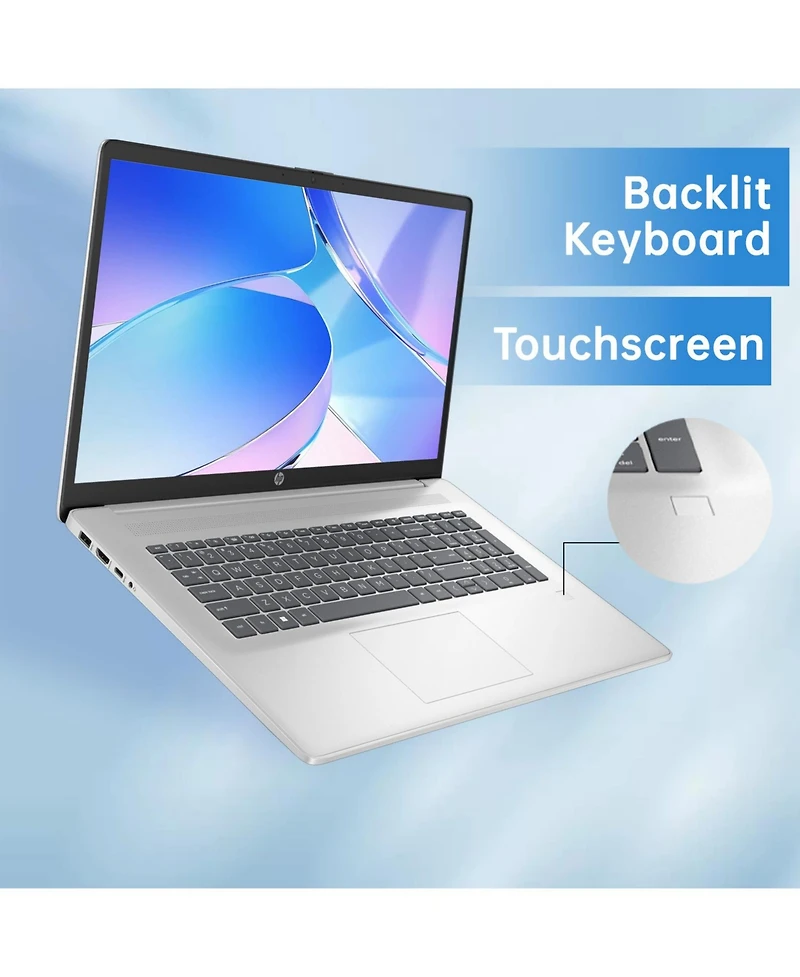 Hp Essential 17.3" Hd Traditional Laptop Intel Core Ultra 5 225U 32GB Ram Intel Graphics 2TB Ssd Storage Windows 11 Home 60Hz