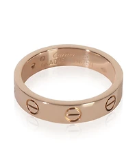 Pre-Owned Cartier Rose Gold Diamond Small Model Love Ring