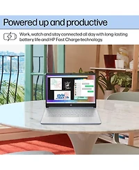 Hp Essential 14" Traditional Laptop Intel N-Series 4GB Ram Intel Graphics 128GB eMMC Storage Windows 11 Home 60Hz