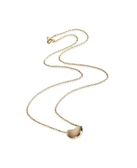 Pre-Owned Tiffany & Co Yellow Gold Elsa Peretti Vintage 11mm Bean Pendant