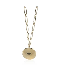 Pre-Owned Tiffany & Co Yellow Gold Elsa Peretti Round Disc Necklace