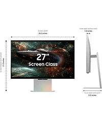 Samsung LS27FG900XNXZA G90XF 27" Odyssey 3D 4K Gaming Monitor with Pro-x-2-lightspeed Headset, G915 Keyboard, and Pro-x-2-superlight Mouse (2025)