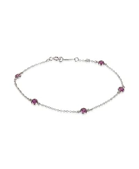 Pre-Owned Tiffany & Co Platinum Sapphire Elsa Peretti Color By The Yard Bracelet