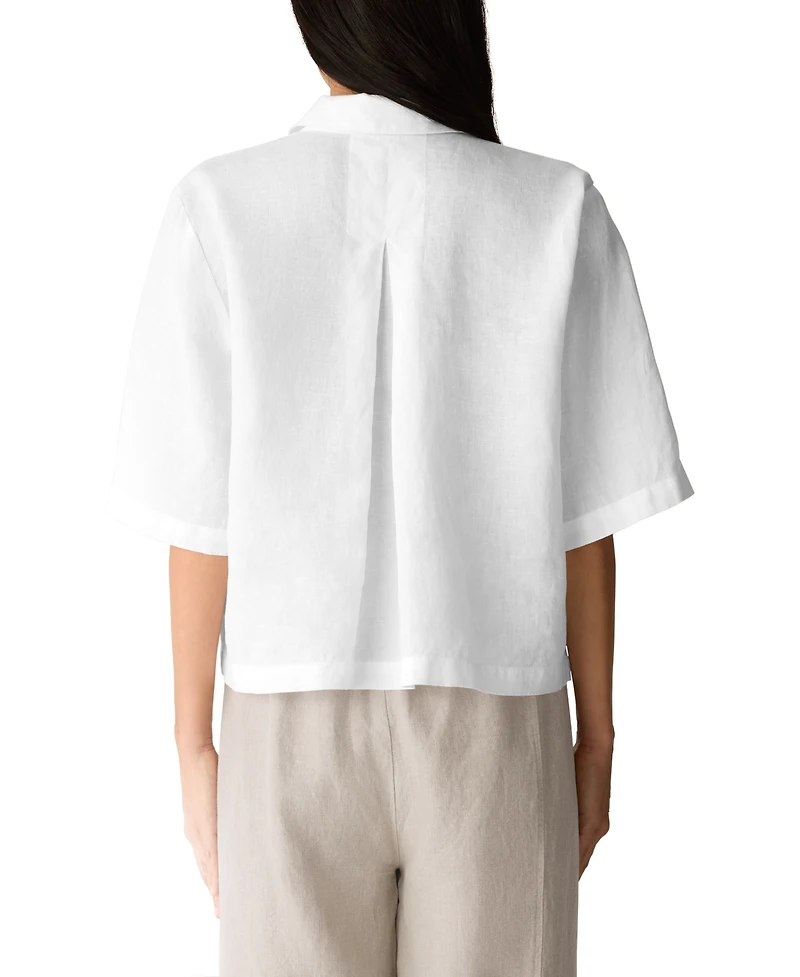 Eileen Fisher Women's Classic Collar Shirt