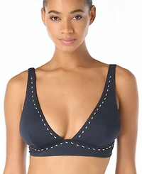 Michael Kors Women's V-Neck Bikini Top