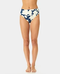 CeCe Women's Pull-On Mid-Rise Swim Bottoms