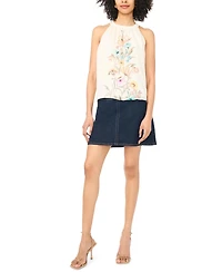 Vince Camuto Women's Crewneck Sleeveless Blouse