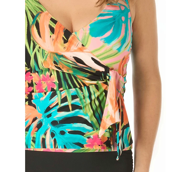 Coco Reef Women's V-Neck Pull-On Affable Tankini Top