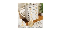 gaomon 5 Drawer Tall Dresser for Bedroom, 45'' Boho Chest of Drawers