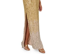 Adrianna Women's Sleeveless V-Neck Gown