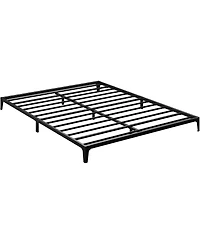 gaomon 6 Inch Queen Metal Platform Bed Frame Modern Design Steel Slats Noise Free Easy Assembly No Box Spring Matte
