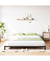 gaomon 8 Inch Full Metal Platform Bed Frame Heavy Duty Quiet Bed With Storage Steel Slats No Box Spring Required