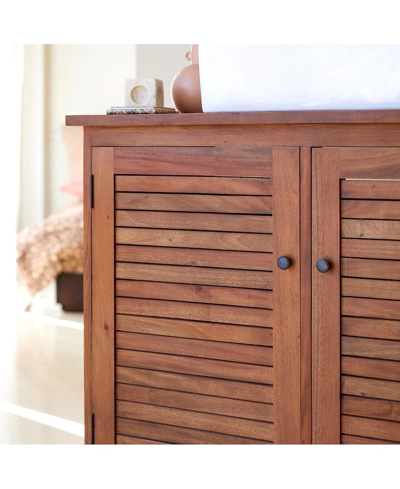 Tikamoon Acacia Wood Washstand 97 cm Loggia