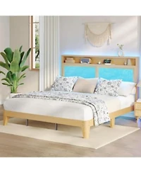 gaomon Rattan Size Bed Frame