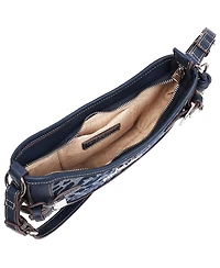 True Religion Blake Leopard Belted Hobo Bag