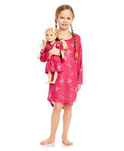 Leveret Girls 4-14 Matching Doll Nightgown