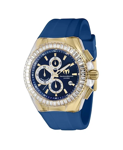 Technomarine Men's Tm-121158 Cruise Quartz Chronograph Blue Dial Watch