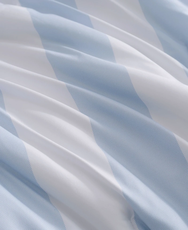 Tommy Hilfiger Berkeley Stripe Washed Microfiber 3-Pc. Comforter Set, Queen