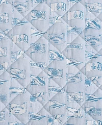 Tommy Hilfiger Boating Flags Cotton Reversible -Pc. Quilt Set