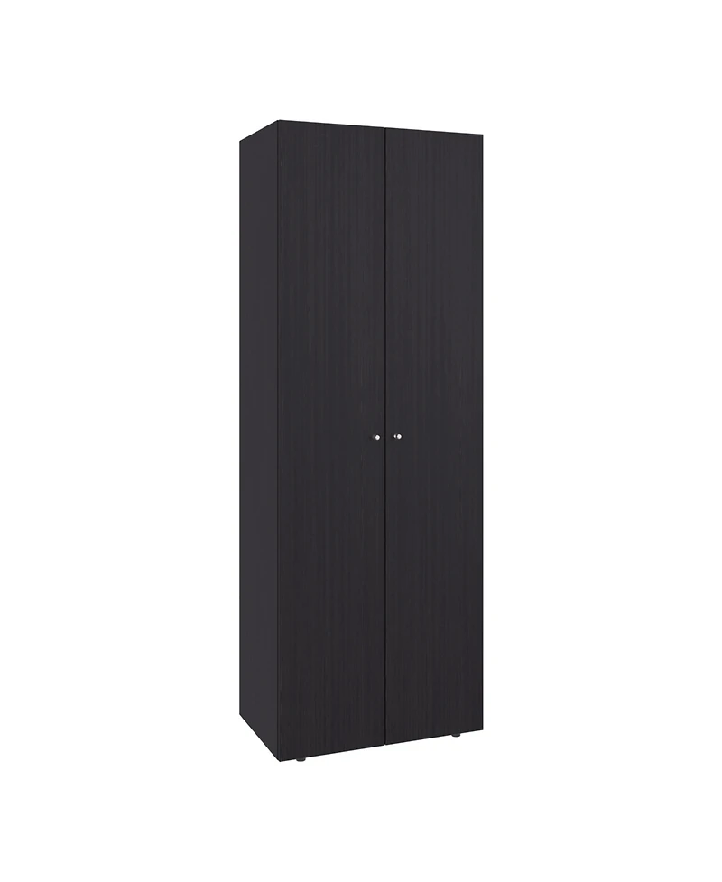 flynama Home 2 Doors Closet System Armoire Hanging Rod Storage Shelf, Modern Bedroom Organization Storage