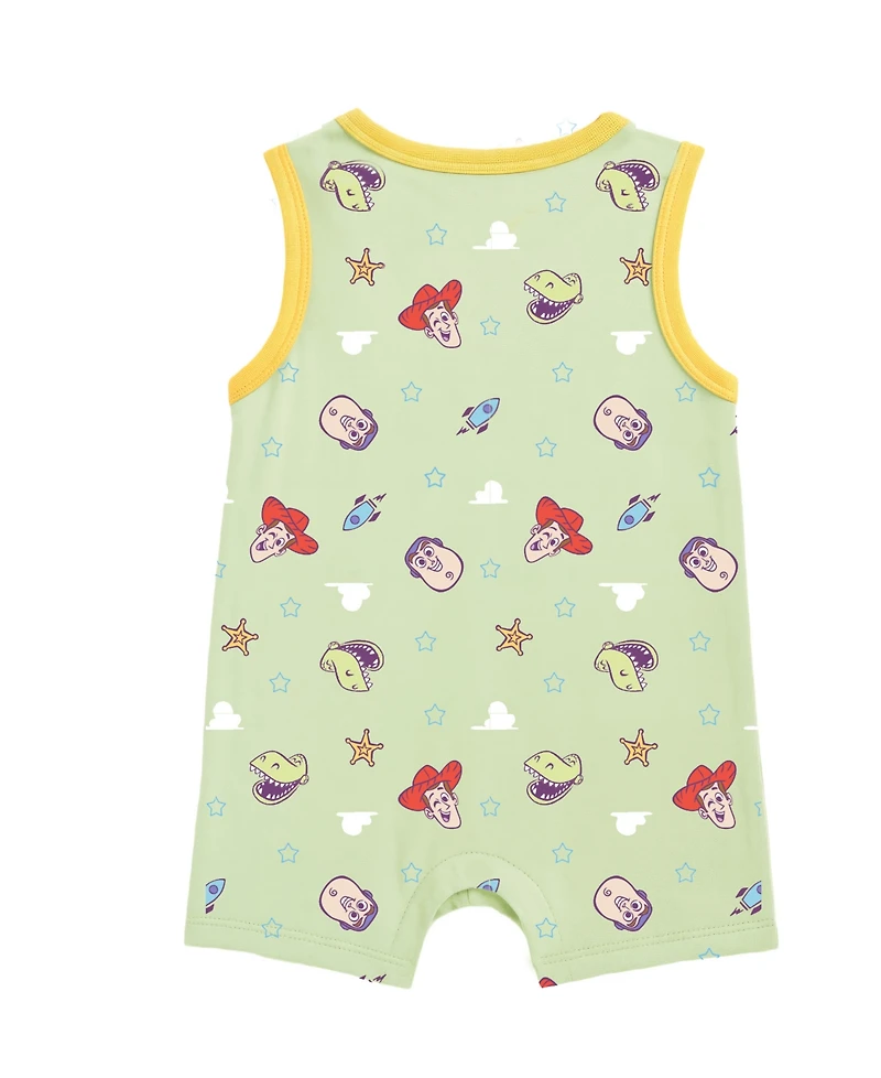 Disney Baby Boys' Toy Story Print Romper, 2-Pack